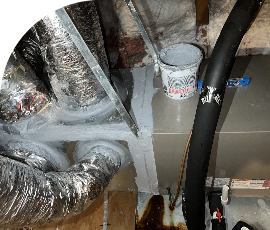 HVAC Plenum and air ducts seal