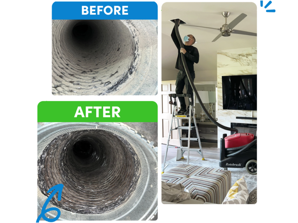 quality work and results by improving the indoor air quality and cleaning the air ducts